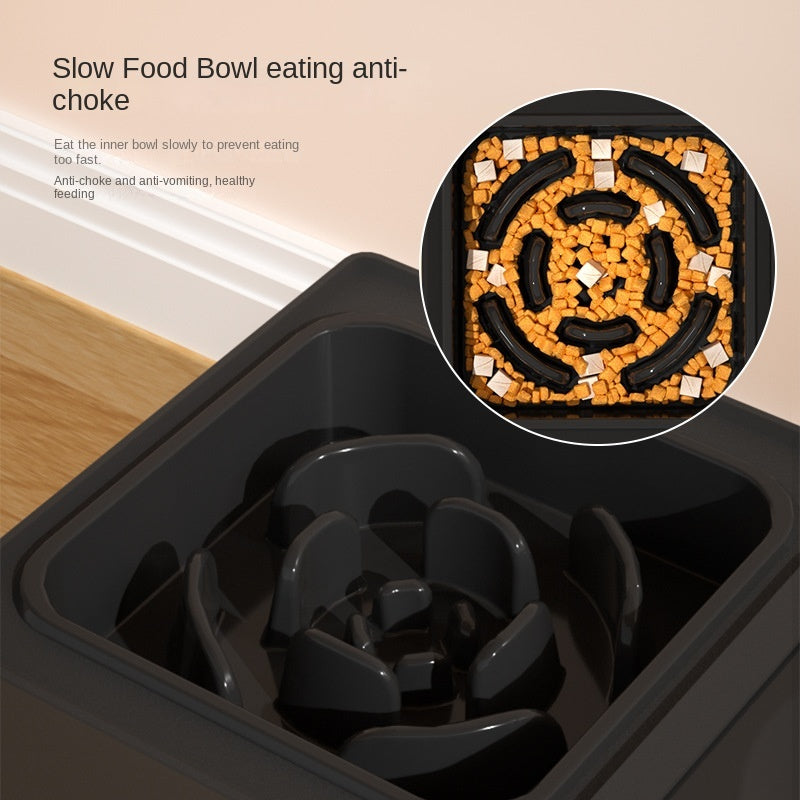 Dog Double Bowl Stand Adjustable Height