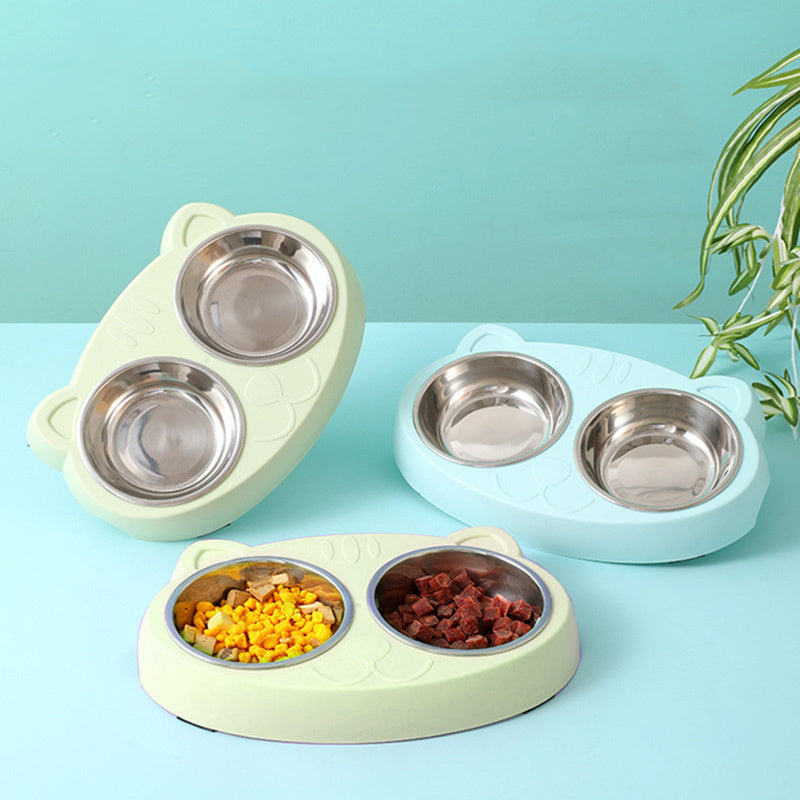 Pet Double Bowls Stainless Steel