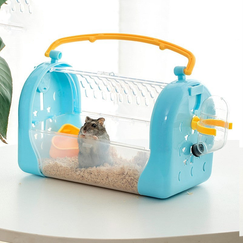 Portable Cage Transparent Bag Hamster