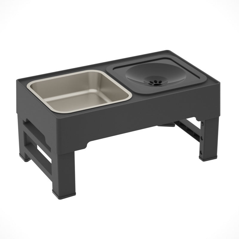 Dog Double Bowl Stand Adjustable Height