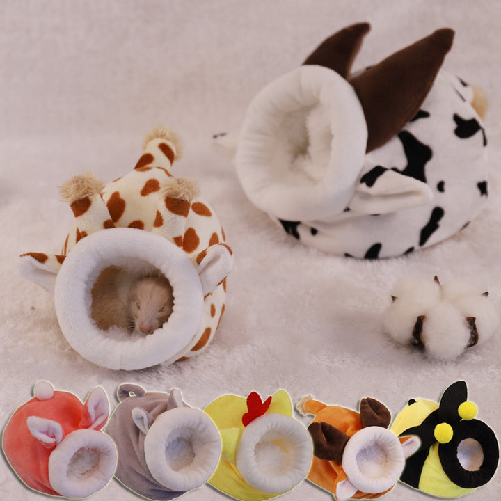 Warm Pet Cartoon Cage For Hamster