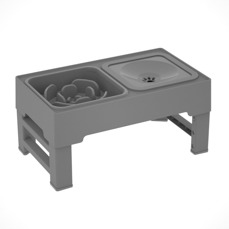 Dog Double Bowl Stand Adjustable Height