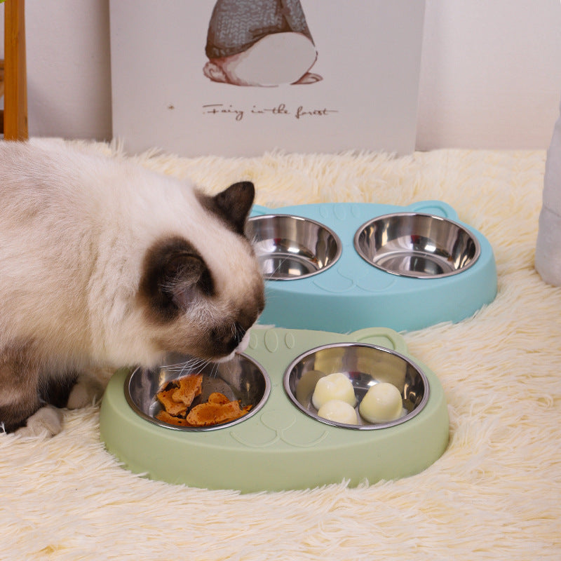Pet Double Bowls Stainless Steel