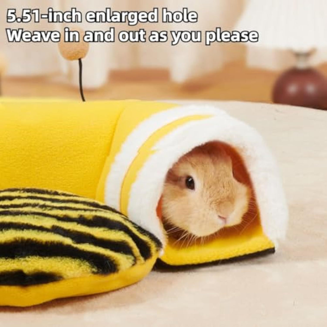 Warm Rabbit Hideout Tunnel Bed