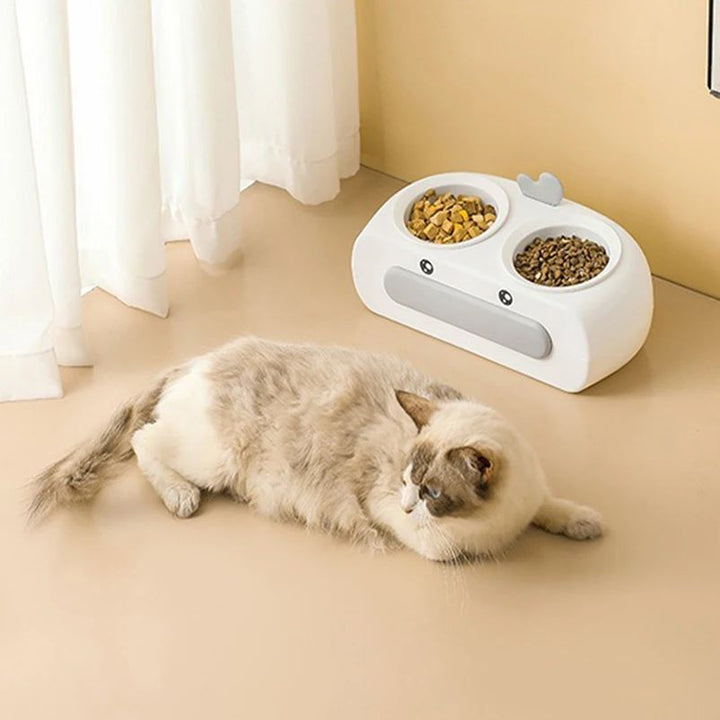 Duck Design Pet Double Bowl