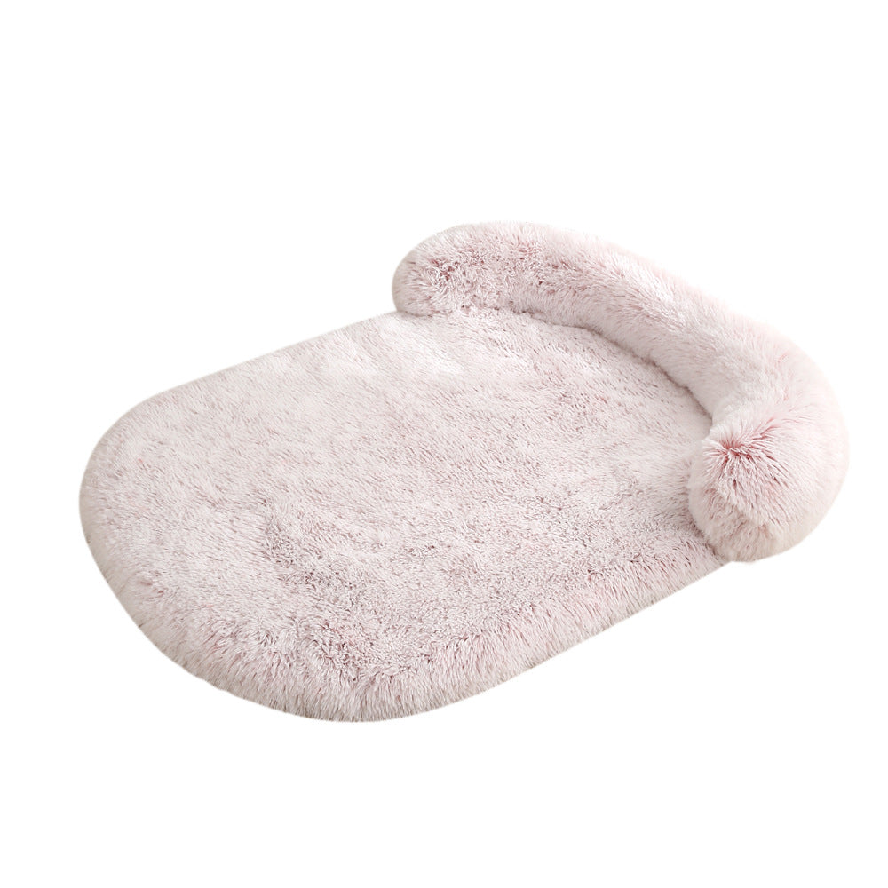 Plush Doghouse Pet Bed Warm Cushion