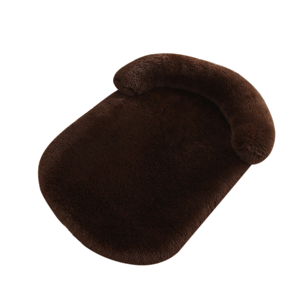 Plush Doghouse Pet Bed Warm Cushion