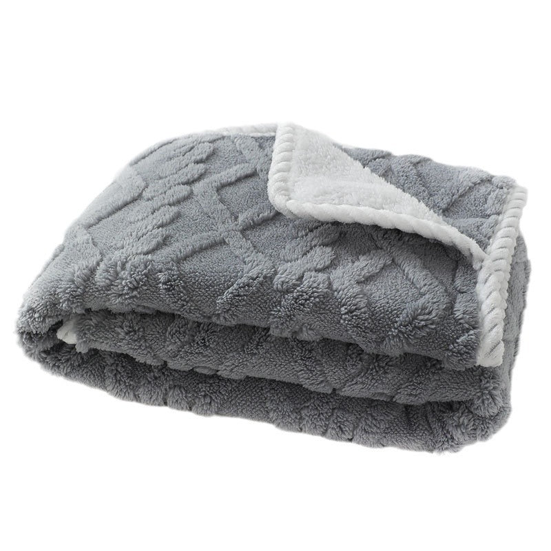 Pet Plush Blanket Thick Warm