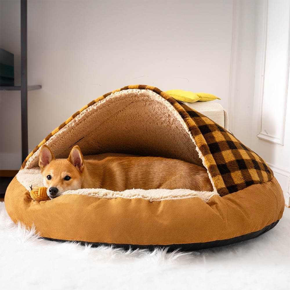 Plush Dog Nest Cat Bed