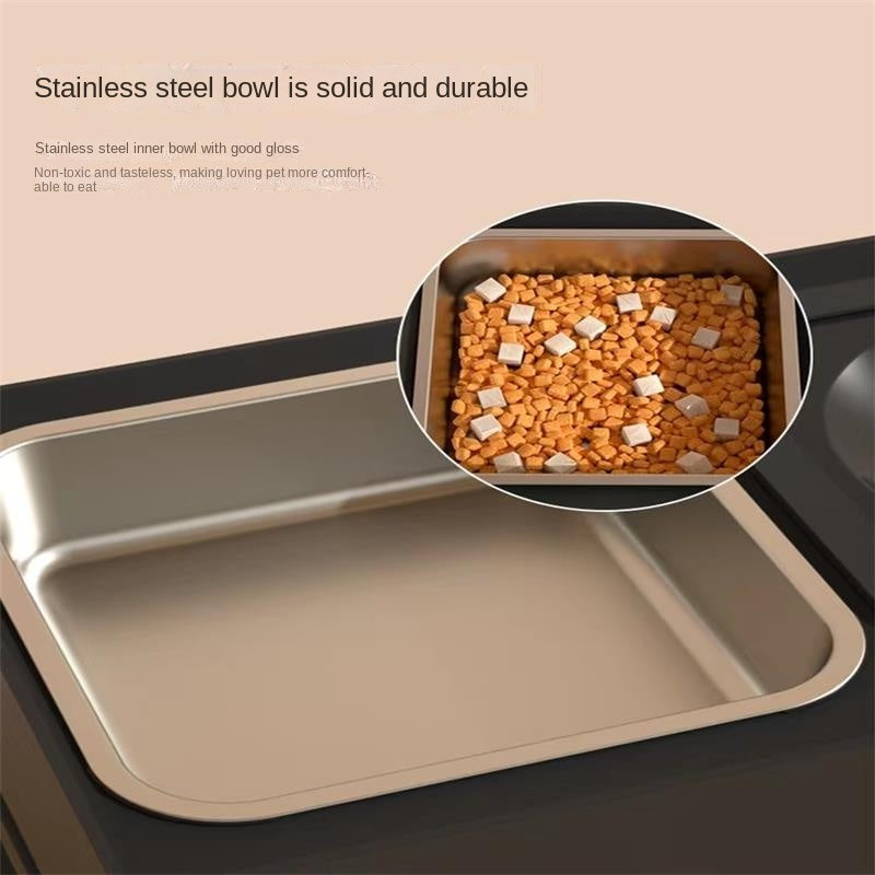 Dog Double Bowl Stand Adjustable Height