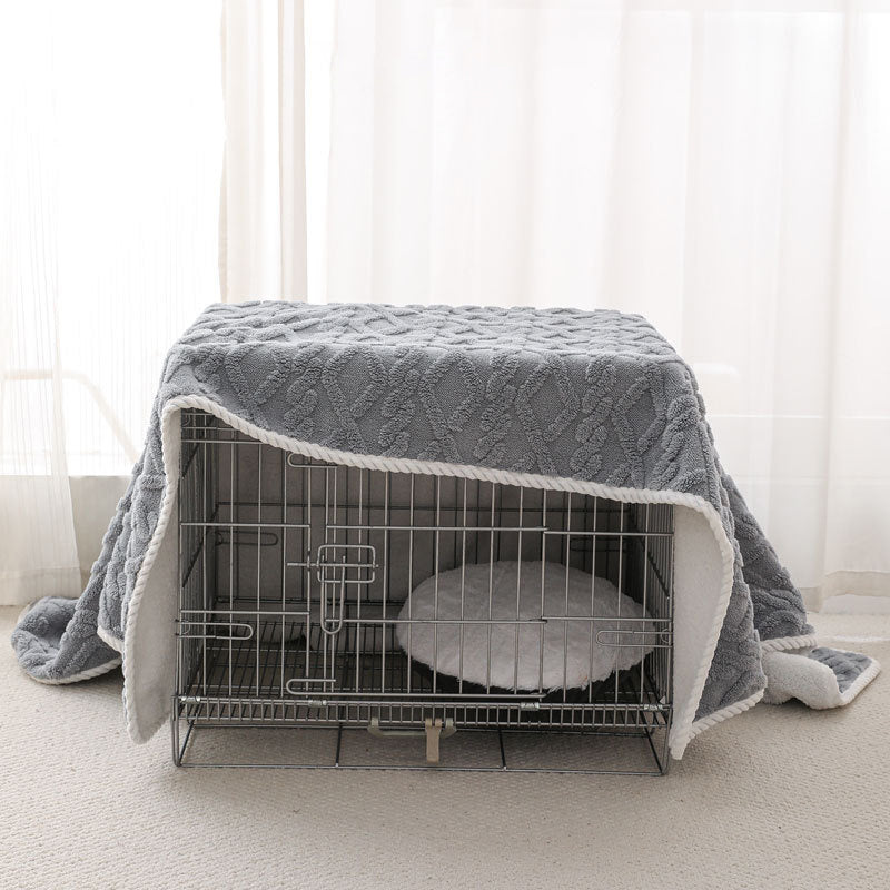 Pet Plush Blanket Thick Warm